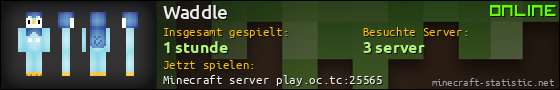 Benutzerleisten 560x90 für Waddle