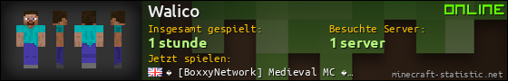 Benutzerleisten 560x90 für Walico