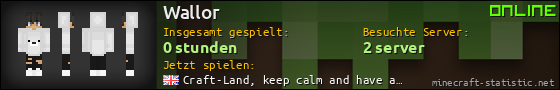 Benutzerleisten 560x90 für Wallor