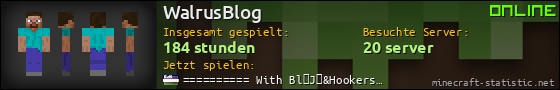 Benutzerleisten 560x90 für WalrusBlog