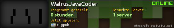 Benutzerleisten 560x90 für WalrusJavaCoder