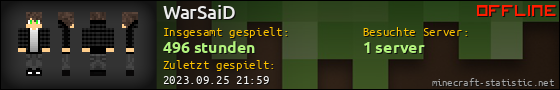 Benutzerleisten 560x90 für WarSaiD