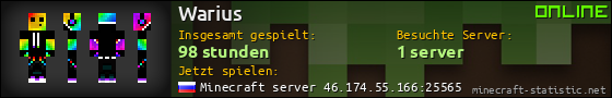 Benutzerleisten 560x90 für Warius