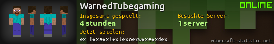 Benutzerleisten 560x90 für WarnedTubegaming