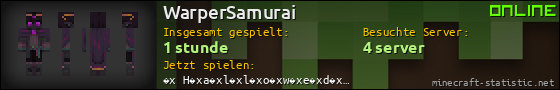 Benutzerleisten 560x90 für WarperSamurai