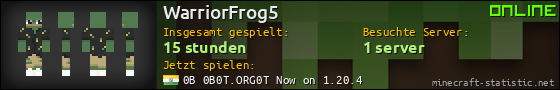 Benutzerleisten 560x90 für WarriorFrog5