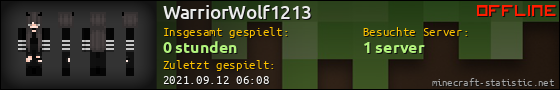 Benutzerleisten 560x90 für WarriorWolf1213