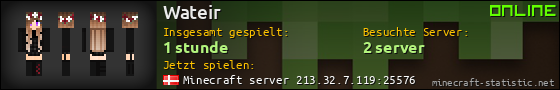 Benutzerleisten 560x90 für Wateir