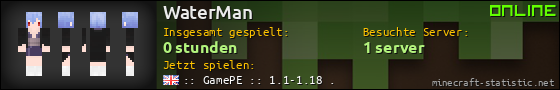Benutzerleisten 560x90 für WaterMan