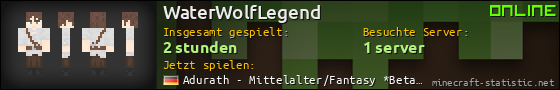 Benutzerleisten 560x90 für WaterWolfLegend