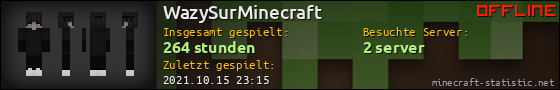 Benutzerleisten 560x90 für WazySurMinecraft