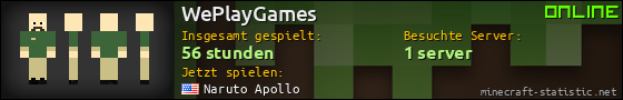 Benutzerleisten 560x90 für WePlayGames