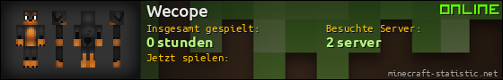 Benutzerleisten 560x90 für Wecope