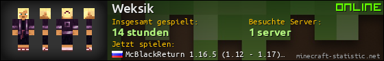 Benutzerleisten 560x90 für Weksik