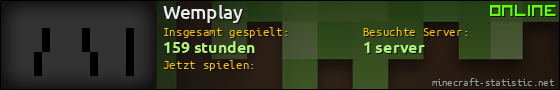 Benutzerleisten 560x90 für Wemplay