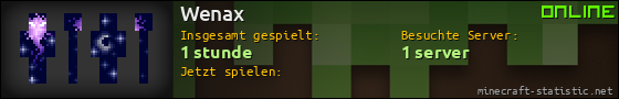 Benutzerleisten 560x90 für Wenax