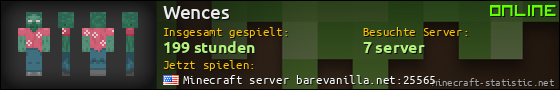 Benutzerleisten 560x90 für Wences