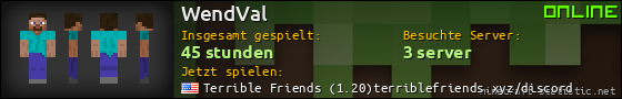 Benutzerleisten 560x90 für WendVal