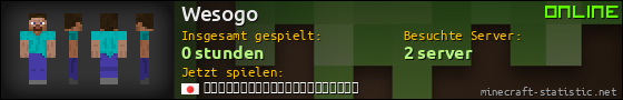 Benutzerleisten 560x90 für Wesogo