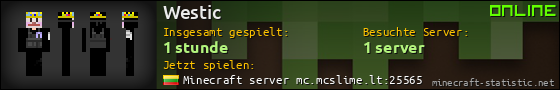 Benutzerleisten 560x90 für Westic