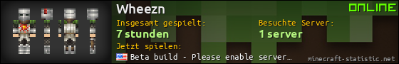 Benutzerleisten 560x90 für Wheezn