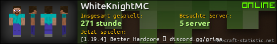 Benutzerleisten 560x90 für WhiteKnightMC