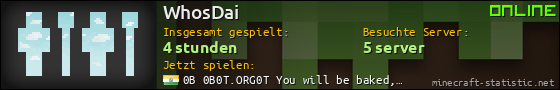 Benutzerleisten 560x90 für WhosDai