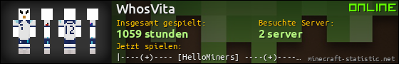 Benutzerleisten 560x90 für WhosVita