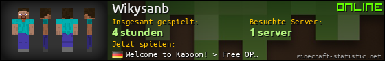 Benutzerleisten 560x90 für Wikysanb