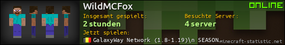 Benutzerleisten 560x90 für WildMCFox