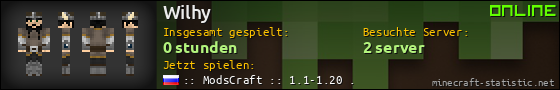 Benutzerleisten 560x90 für Wilhy