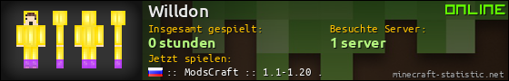 Benutzerleisten 560x90 für Willdon