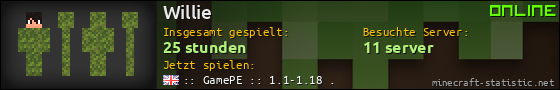 Benutzerleisten 560x90 für Willie