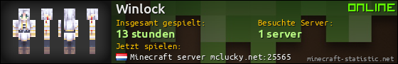 Benutzerleisten 560x90 für Winlock