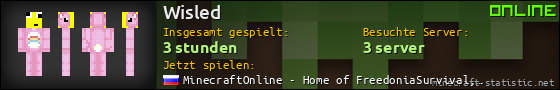 Benutzerleisten 560x90 für Wisled