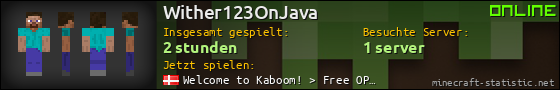 Benutzerleisten 560x90 für Wither123OnJava