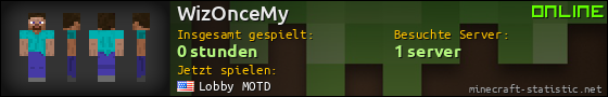Benutzerleisten 560x90 für WizOnceMy