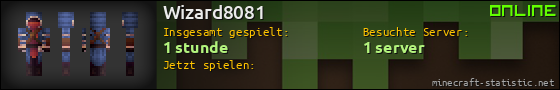 Benutzerleisten 560x90 für Wizard8081