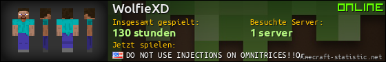 Benutzerleisten 560x90 für WolfieXD
