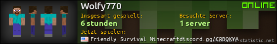 Benutzerleisten 560x90 für Wolfy770