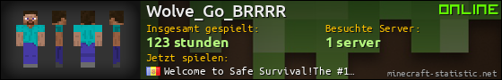 Benutzerleisten 560x90 für Wolve_Go_BRRRR