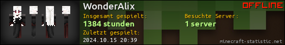 Benutzerleisten 560x90 für WonderAlix