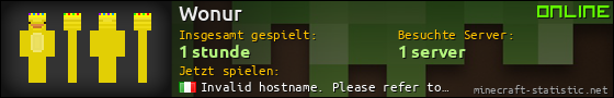 Benutzerleisten 560x90 für Wonur