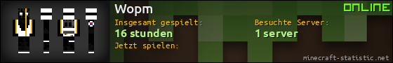 Benutzerleisten 560x90 für Wopm
