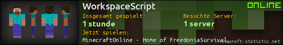 Benutzerleisten 560x90 für WorkspaceScript