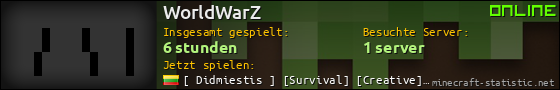 Benutzerleisten 560x90 für WorldWarZ