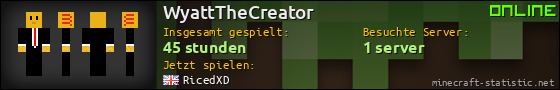 Benutzerleisten 560x90 für WyattTheCreator