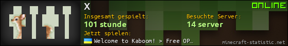 Benutzerleisten 560x90 für X