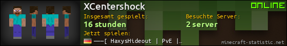 Benutzerleisten 560x90 für XCentershock