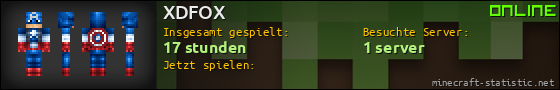 Benutzerleisten 560x90 für XDFOX
